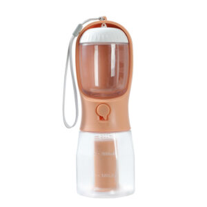 3 in 1 Portable Pet Water Bottle with Food Container and Waste Bag Holder