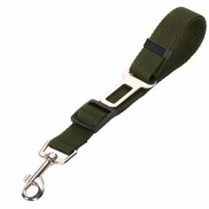 Adjustable Nylon Car Seatbelt Leash for Dogs and Cats, Pet Vehicle Safety Belt