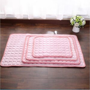 Pet Cooling Mat for Dogs and Cats, Ice Silk Summer Sleeping Pad, No Water or Gel Needed