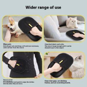 Pet Grooming Glove, Deshedding Hair Remover Mitt for Dogs, Cats and Rabbits