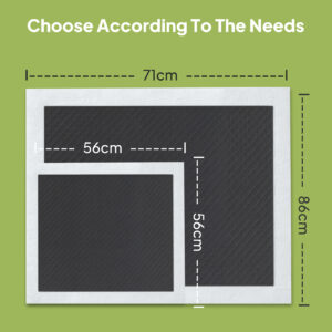 Activated Charcoal Dog Pee Pads, Leak Proof Training Mats for Puppies and Dogs