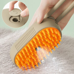 3 in 1 Electric Steam Pet Brush, Detangling Massage Comb for Cats and Dogs