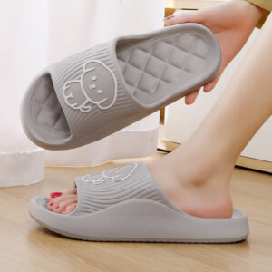 Cute Dog Slippers for Women and Men, Non Slip Cushioned Indoor House Slides