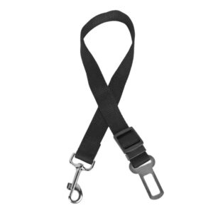2 Pack Adjustable Nylon Dog and Cat Car Seatbelt Leash with Swivel Carabiner