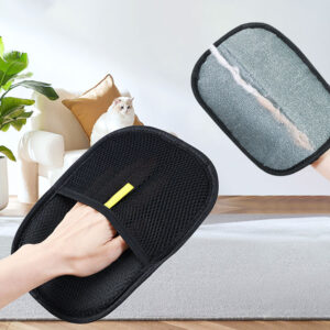 Pet Grooming Glove, Deshedding Hair Remover Mitt for Dogs, Cats and Rabbits