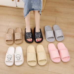Cute Dog Slippers for Women and Men, Non Slip Cushioned Indoor House Slides