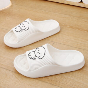 Cute Dog Slippers for Women and Men, Non Slip Cushioned Indoor House Slides