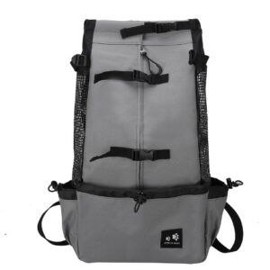 Dog Carrier Backpack for Small and Medium Dogs, Breathable Double Shoulder Pet Travel Bag, S to XL
