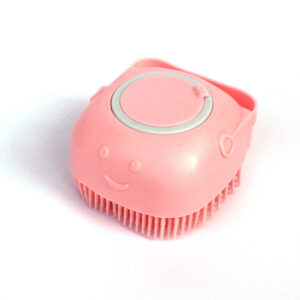 Silicone Dog Bath Brush, Massage Gloves and Shampoo Dispenser for Cats and Dogs