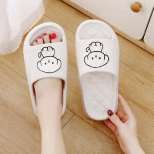 Cute Dog Slippers for Women and Men, Non Slip Cushioned Indoor House Slides