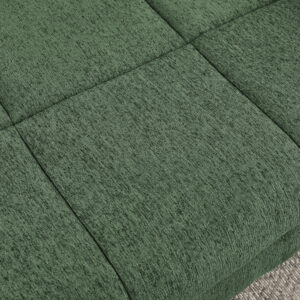 Large Dog Sofa Bed with Armrests and Backrest, Elevated Linen Dog Couch for Big Dogs, Olive Green