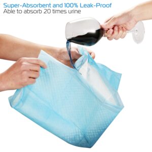 50 Count Puppy Training Pads, Super Absorbent Pee Pads for Dogs and Cats, 24 x 18 in