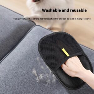 Pet Grooming Glove, Deshedding Hair Remover Mitt for Dogs, Cats and Rabbits