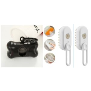 3 in 1 Electric Steam Pet Brush, Detangling Massage Comb for Cats and Dogs