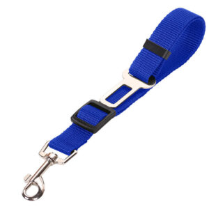 Adjustable Nylon Car Seatbelt Leash for Dogs and Cats, Pet Vehicle Safety Belt