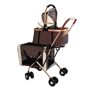 3 in 1 Double Layer Pet Stroller for Small and Medium Dogs and Cats