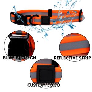 Reflective PVC Dog Leash Set, Waterproof Leash for Nighttime Walks
