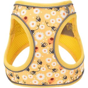 No Pull Step In Dog Harness and Leash Set, Reflective Mesh Vest with 5ft Leash